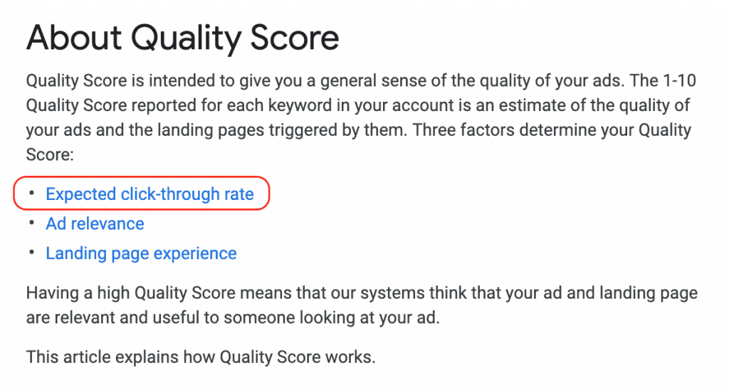 Ppc Essentials: Understanding Your Quality Score In Google Ads 1 Calc