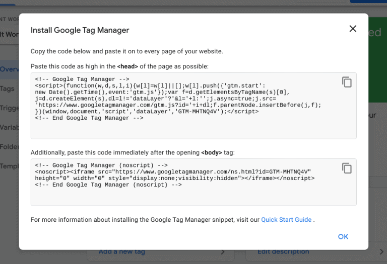 How To Set Up &Amp; Install Google Analytics 18 Google Tag Manager Ga Tracking Code Snippets