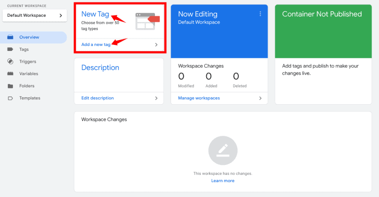 How To Set Up &Amp; Install Google Analytics 19 Selecting A New Tag In Google Tag Manager