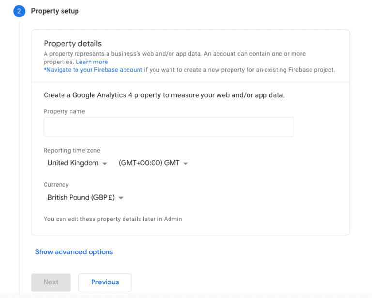 How To Set Up &Amp; Install Google Analytics 6 Setting Up A Property In Google Analytics