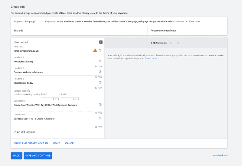 How To Create Your First Ad Campaign In Google Ads 17 How To Create An Ad In Google Ads