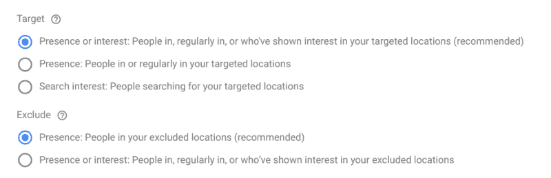 How To Create Your First Ad Campaign In Google Ads 12 Location Options, Google Ads