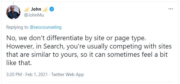 Google Gives New Details About Core Web Vitals 4 John Mueller'S (@Johnmu) Reply To John Mcalpin'S Tweet